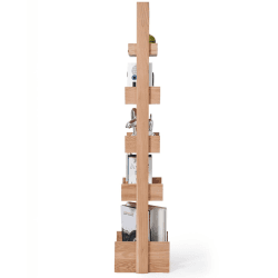 Image showing the Bookcase, H15.50 x W31 x D32cm, Oak product.