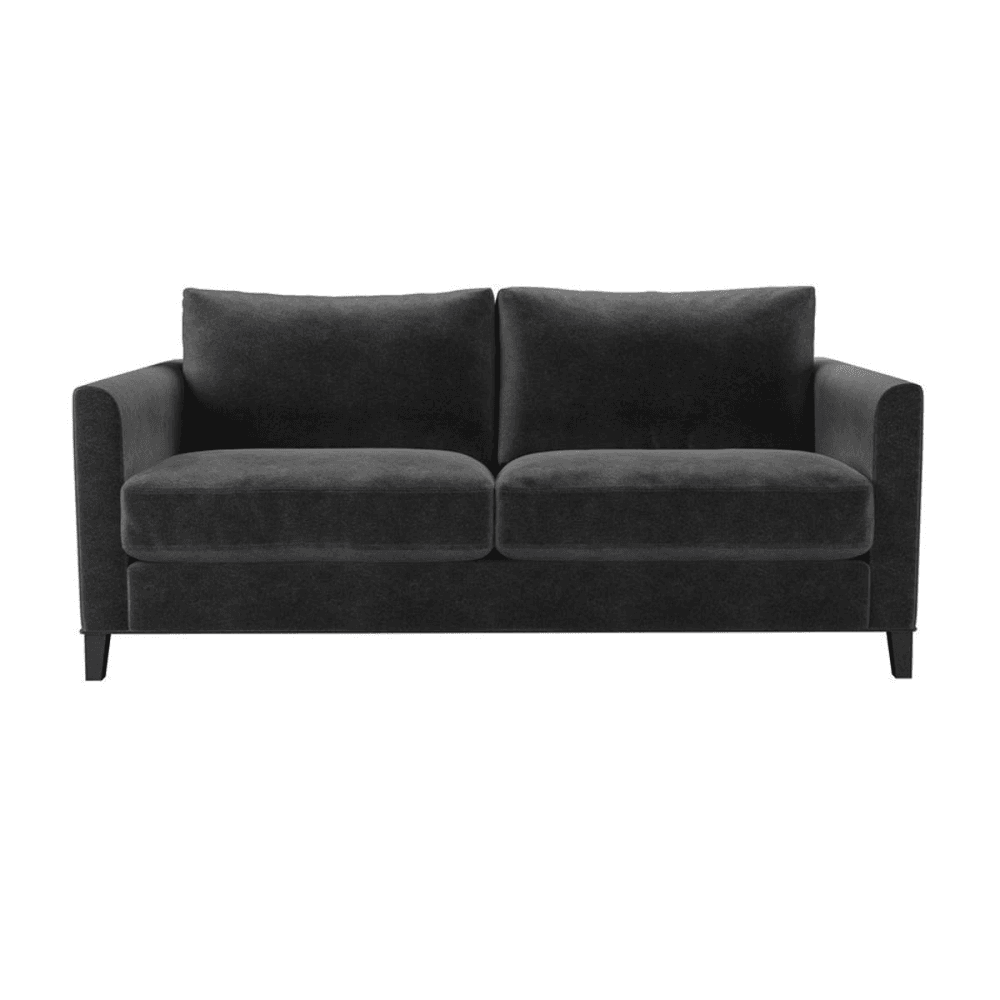 Izzy, Three Seat Sofa, Armour Smart Velvet, Armour
