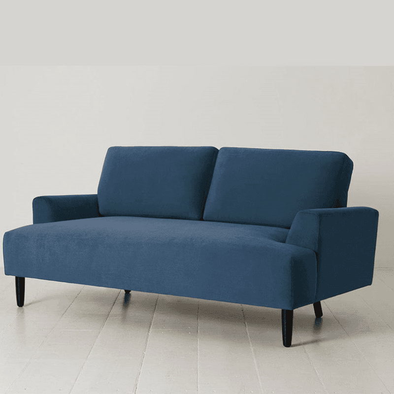 Model 05 2 Seater Velvet Sofa, Teal