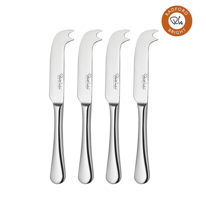 Radford Set of 4 Small Cheese Knife, Stainless Steel
