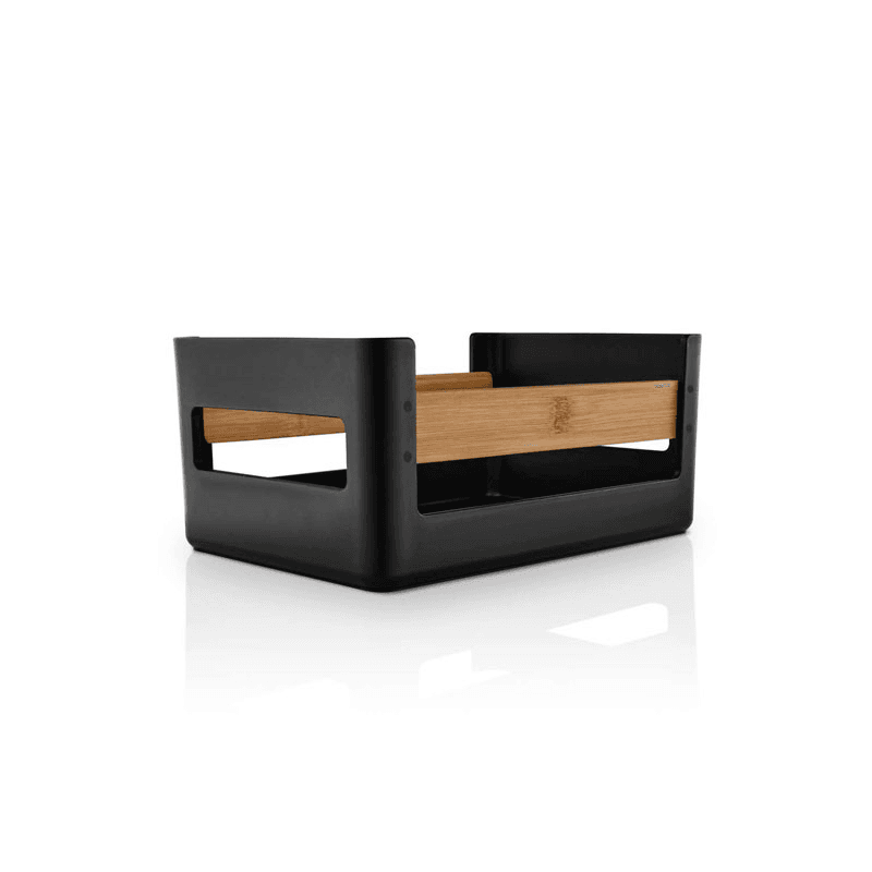 Nordic Kitchen Pantry Crate, L26 x W18cm, Black