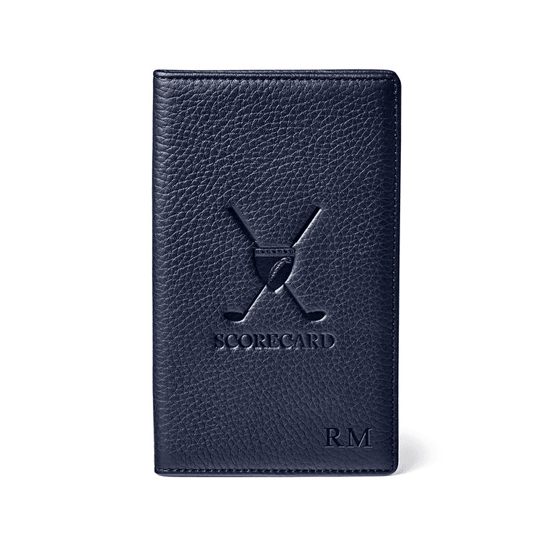 Golf Scorecard Holder, L17 x W10.5cm, Navy Pebble