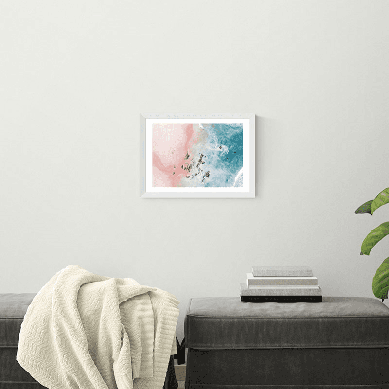Ingrid Beddoes Sea Bliss Print, A3, White Frame