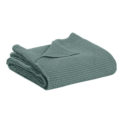 Maia Bed cover, 240 x 260cm, Green/Grey