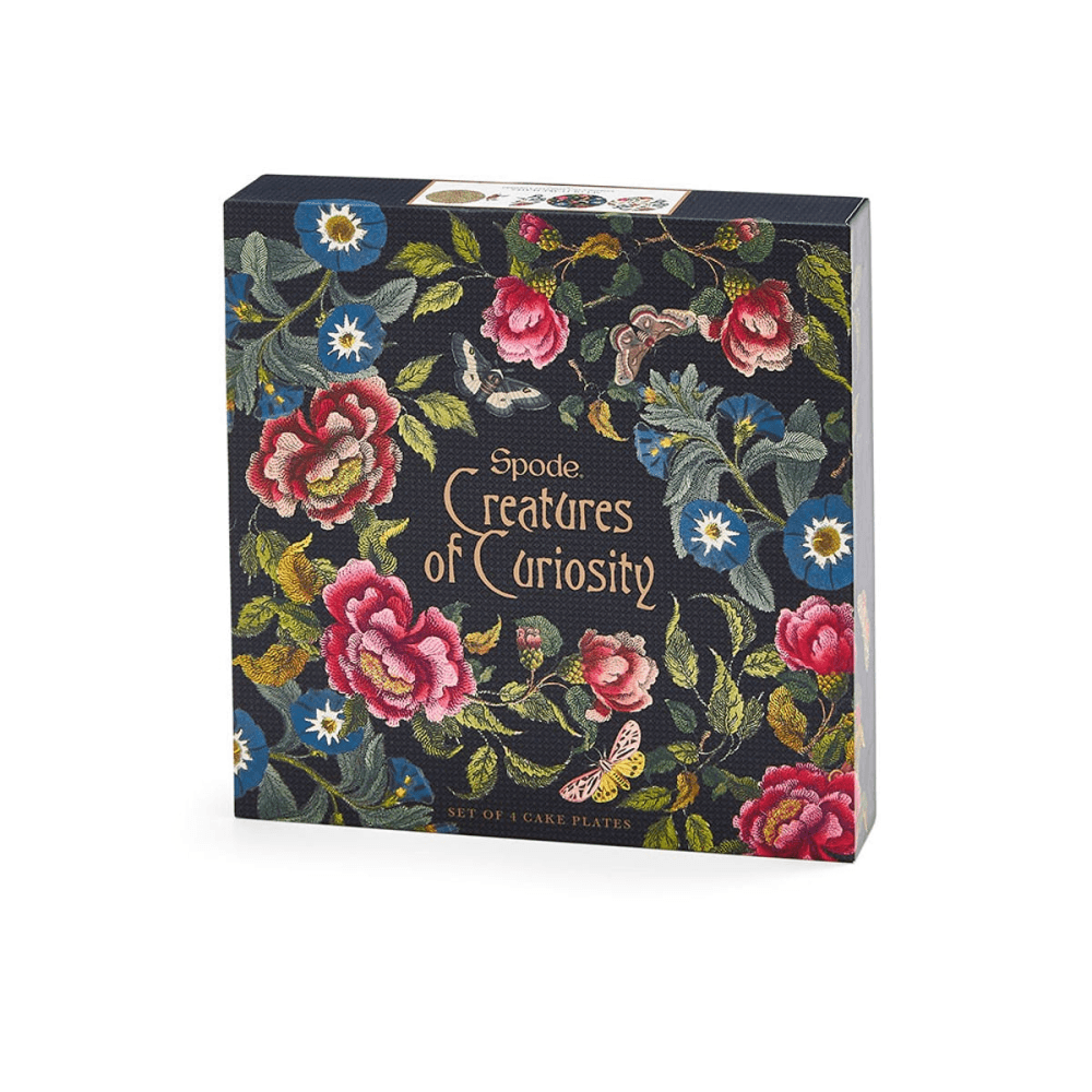 Creatures of Curiosity Cake Plates Set of 4, Multi