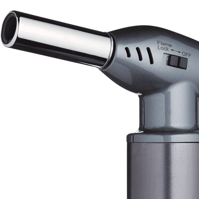 Professional cooks blow torch, chrome