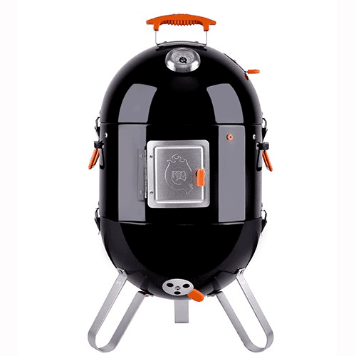 Frontier V4 Charcoal BBQ Smoker, 43cm, Black
