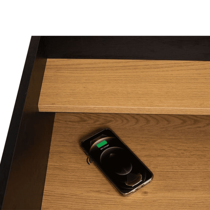Otto Smart Desk, Oak/Black
