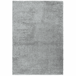 Image showing the Payton Shaggy Rug, 120 x 170cm, Silver product.