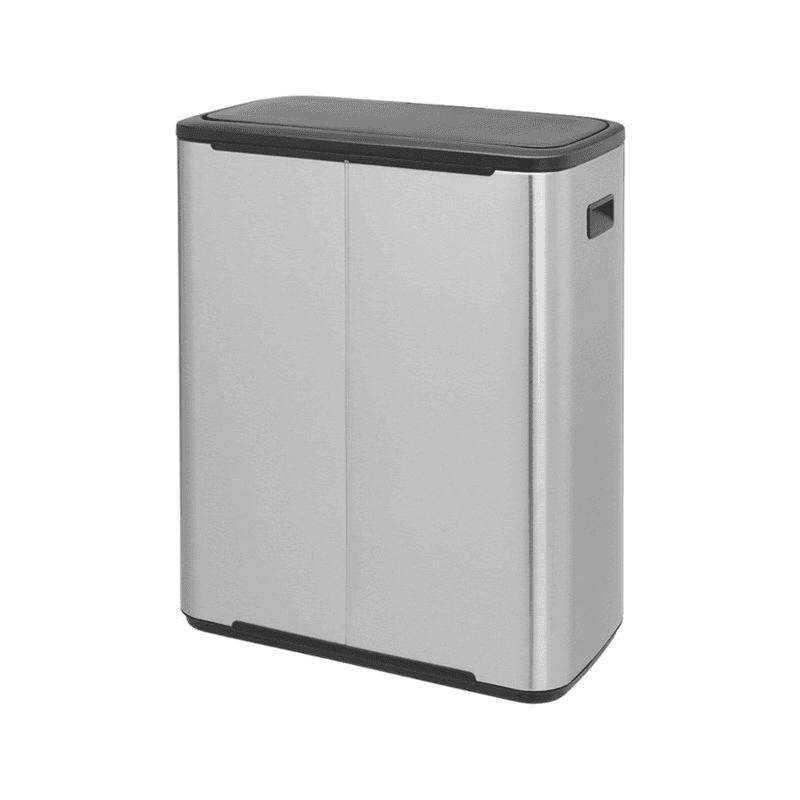 Bo Touch bin, 60 litre, Matt Steel Fingerprint Proof