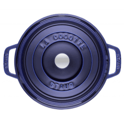 Image showing the Round cocotte, 28cm, Dark Blue product.
