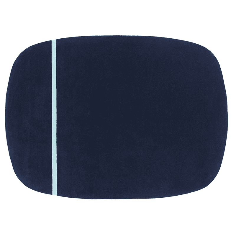 Oona Rug, L240 x W175cm, Blue