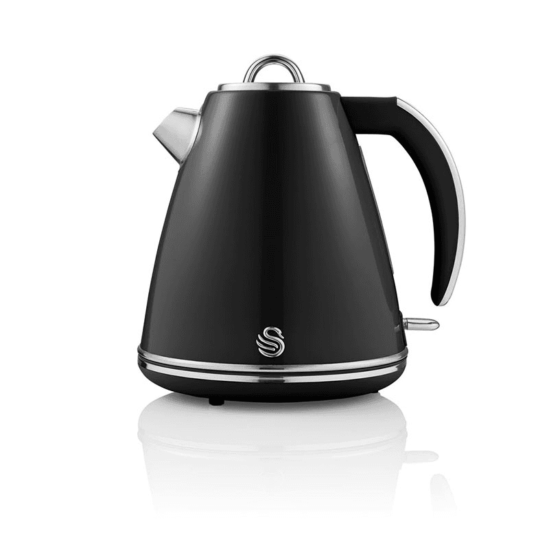Retro Jug Kettle, 1.5L, Black