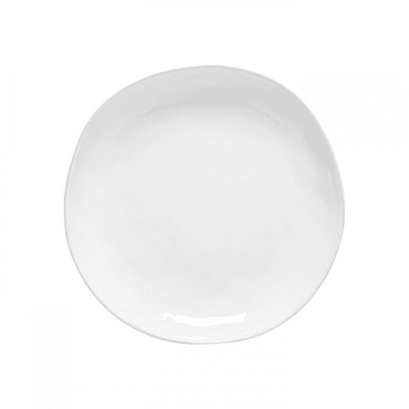 Livia Set of 6 Dinner Plates, D28cm, Gloss White