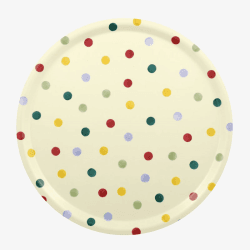 Image showing the Polka Dot Birch Round Tray, 38cm product.
