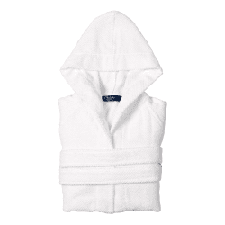 Image showing the Brixton Bath Robe, Medium, White product.