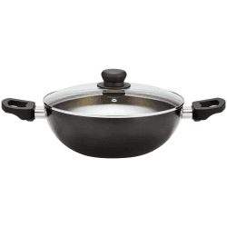 Image showing the Radiant Stir Fry Wok, Non Stick, Black, 26cm, Black product.