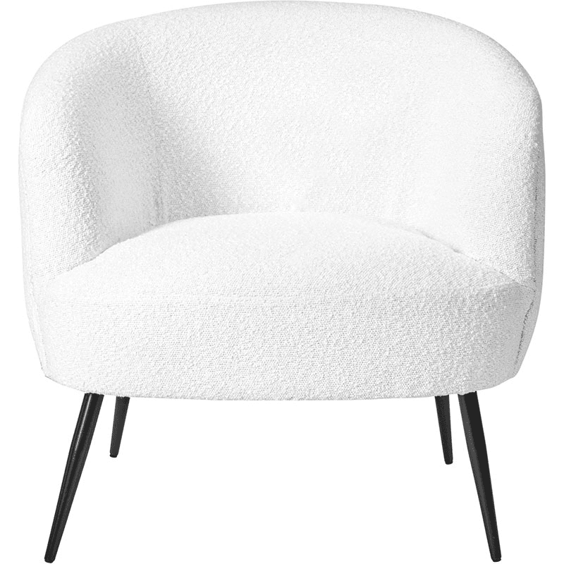 Siena Boucle Accent Chair, White