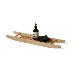 Image showing the Studio Bath bridge, H50 x W75 x D18cm, Oak product.