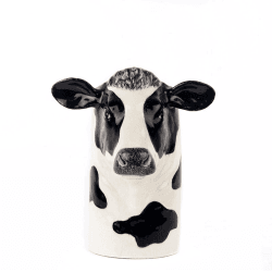 Image showing the Friesian Cow Utensil Pot, H20cm, Black/White product.