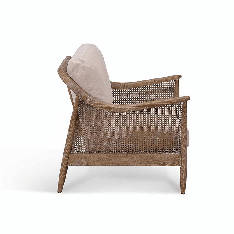 Templecombe Rattan Armchair, Oatmeal