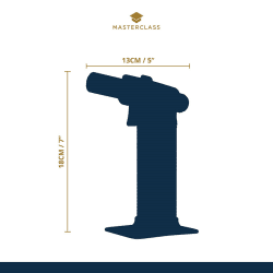 Image showing the Blowtorch, 17.5cm, Chrome product.