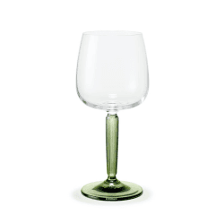 Image showing the Hammershøi Set of 2 White Wine Glasses, 350ml, Green product.