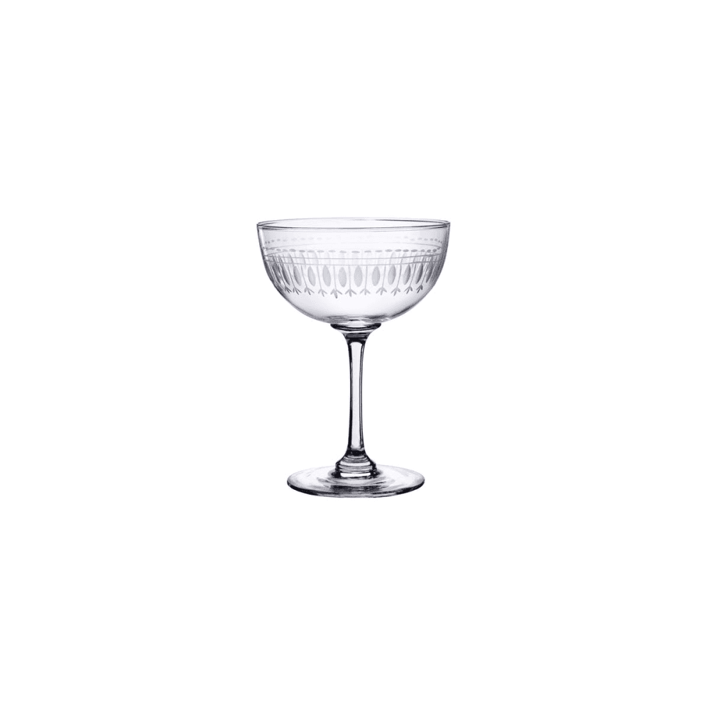 Ovals Set of 6 champagne glasses, 150ml, Crystal