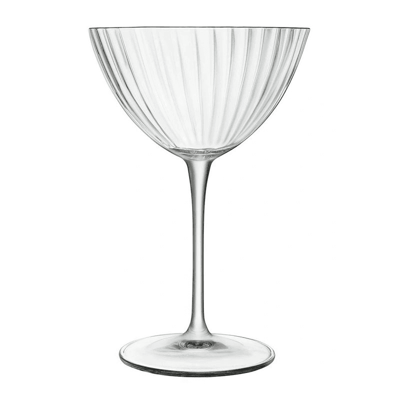 Optica Set of 4 Martini Glasses, 220ml, Clear