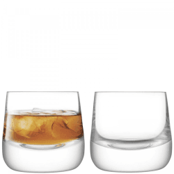 Image showing the Bar Culture Pair of whisky glasses, 220ml, clear product.