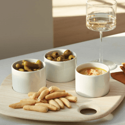 Image showing the Palette Tapas Set and Board, D32cm, Ash Wood product.
