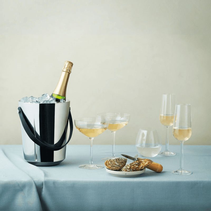 Champagne Bucker, H33cm, Steel