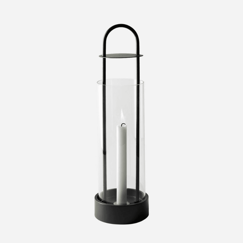 Lotus, Lantern, Black, Black/Clear