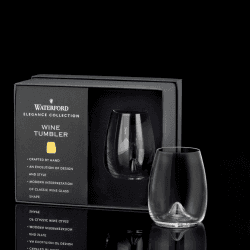 Image showing the Elegance Collection Pair of stemless wine glasses product.