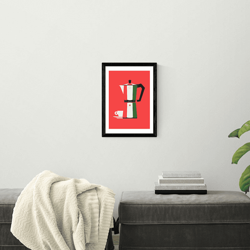 Bo Lundberg Made in Italy Print, A3, Black Frame
