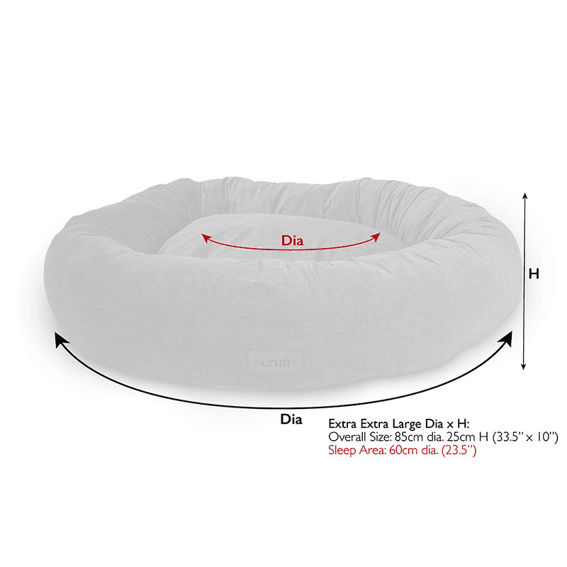 Oslo Ring Bed, 85cm, Desert Sand