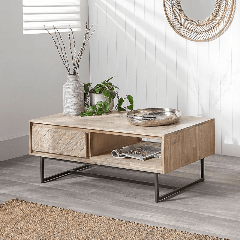 Marca Coffee Table, Acacia Wood