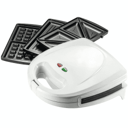 Image showing the Sandwich, Grill & Waffle Maker, White product.