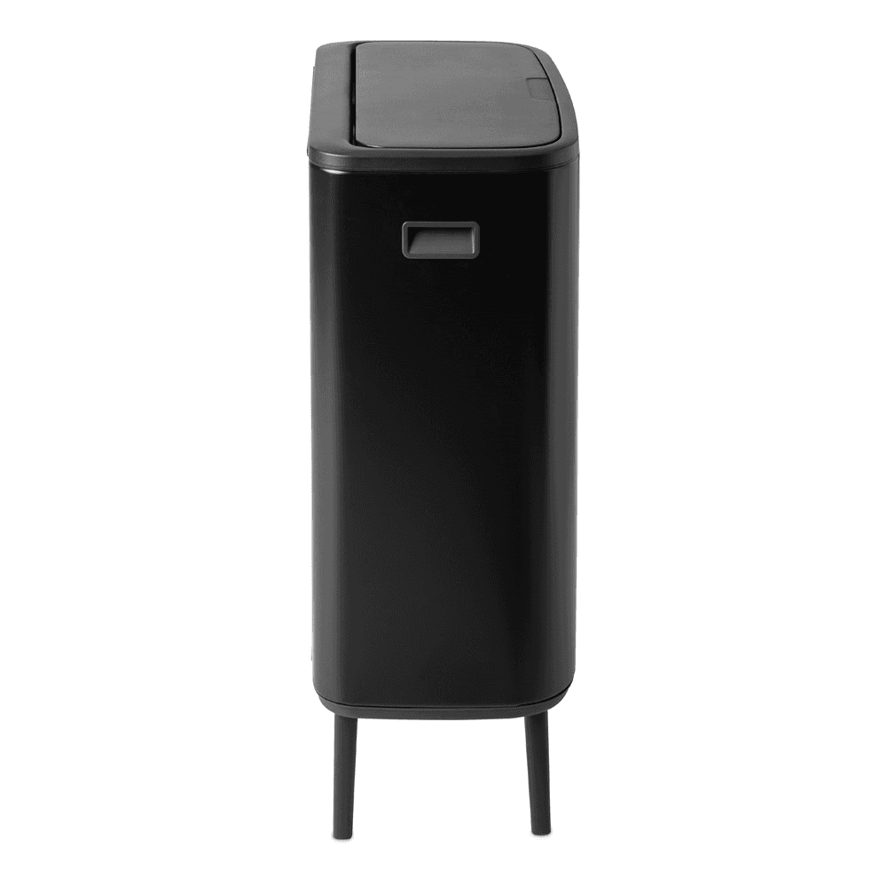 Bo Hi touch bin, 60 litre, Matt Black