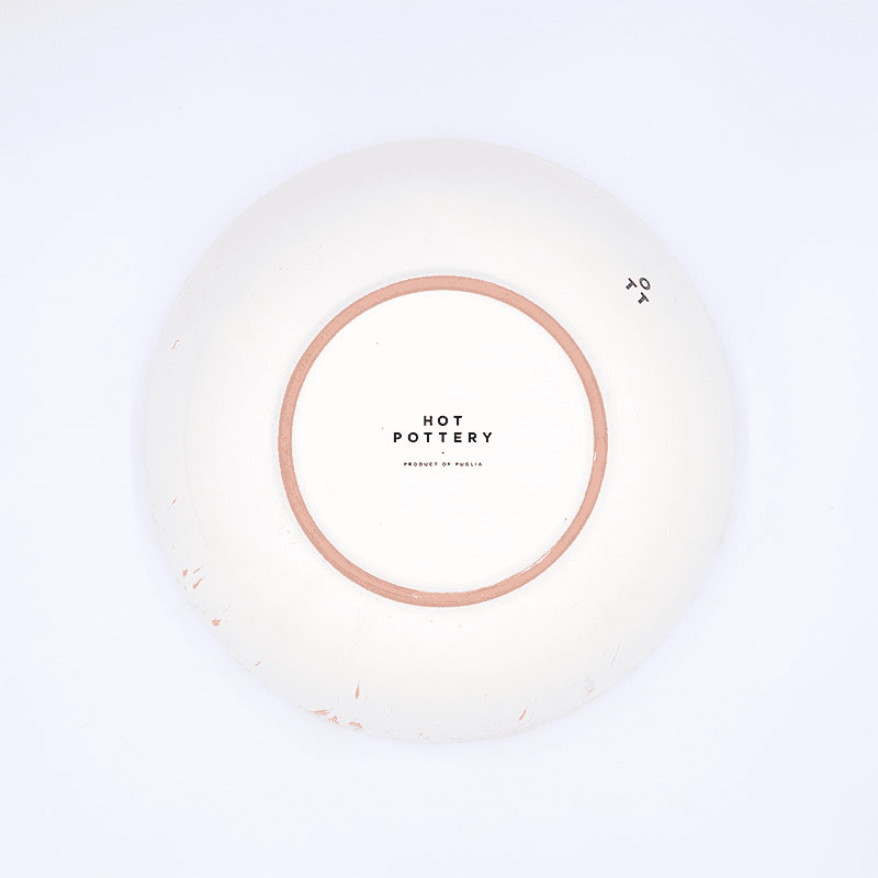 Splatter Pasta Bowl, D20cm, Burnt Orange