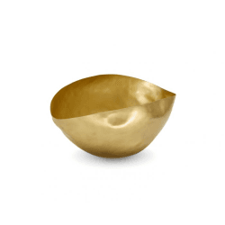 Image showing the Bash Small hand beaten bowl, W31 x H16cm, brass product.