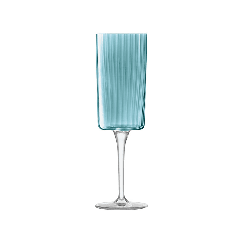 Gems Set of 4 Champagne Flutes, 210ml, Sapphire