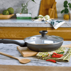 Image showing the Frying Pan  Covered, 28cm, Grey product.