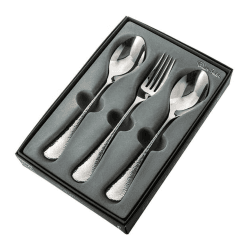 Image showing the Honeybourne Bright 3 piece serving set, Stainless Steel product.