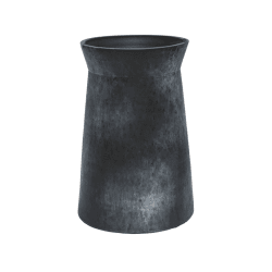 Image showing the Kew Eclectic Orangery Handthrown Vase, D20cm, Basalt product.