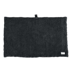 Image showing the Waffle Bath mat, 80 x 55cm, Dark Grey product.