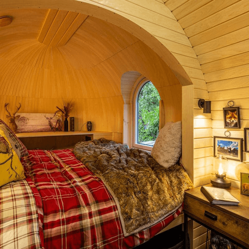 Two Night Luxury Glamping Lodge Experience for Two at Culdees Castle Estate