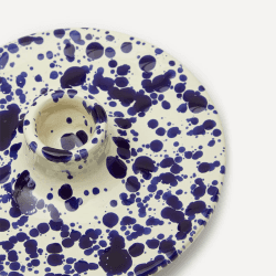 Image showing the Splatter Candle Holder, Blueberry product.