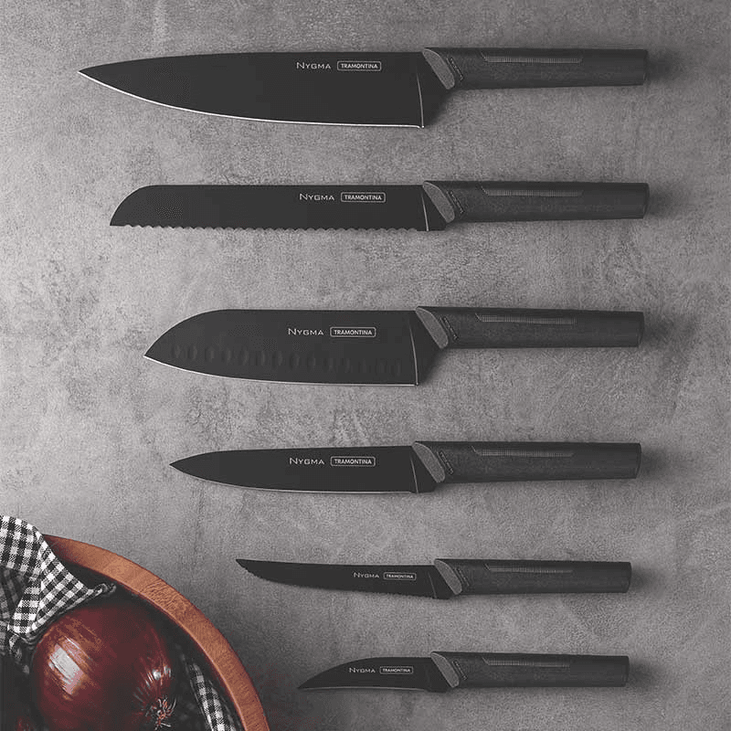 Nygma set of 9 knifes, Black