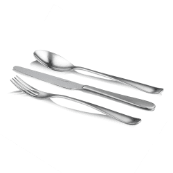 Image showing the Mogano 42 piece cutlery set, satin product.